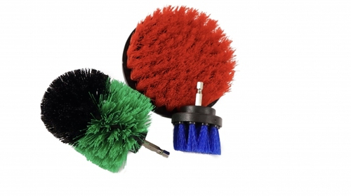 Комплект из 3х щеток для чистки с крепление для дрели Leraton DBS