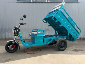 Грузовой электрический трицикл IKINGI CARGO C06 1500W (60V/45Ah) - Бирюзовый фото №9