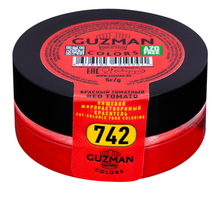 Краситель сухой жирорастворимый Красный томатный (742), GUZMAN, 5 г