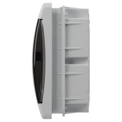 Корпус пластиковый встраиваемый ЭРА COMFORT ЩРВ-П-12 IP40 прозрачная крышка белый | Корпуса пластиковые модульные