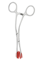 Стимулятор в виде зажима Scissor Clamp (Цвет: серебро)