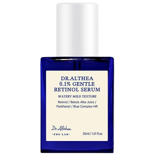 Мягкая обновляющая сыворотка с 0,1% ретинолом и бакучиолом Dr. Althea Gentle Retinol Serum, 30мл