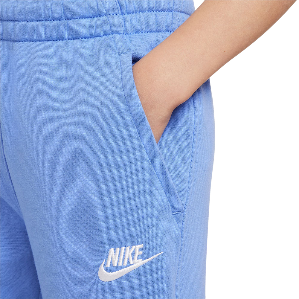 Брюки для девочки Nike Kids Club Fleece Jogger - polar/white