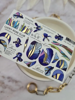 Набор слайдеры 2шт Lucky Rose. Foil 121, 122