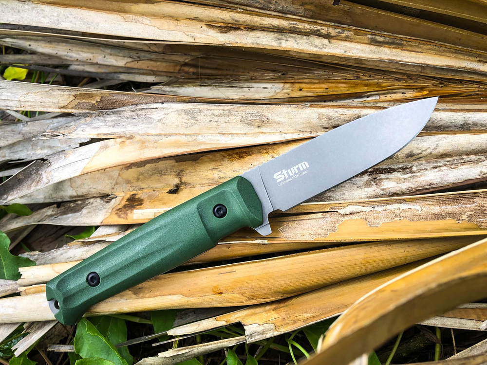 🏆Тактический нож Sturm AUS-8 StoneWash Black G10