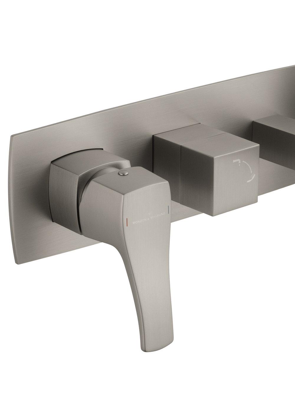 Смеситель для ванны встраиваемый WONZON & WOGHAND FLEX, Брашированный никель (WW-88889072-BN)