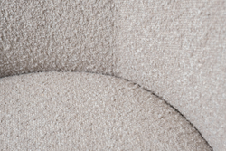 Кресло дизайнерское 92х82х69см Garda Decor Toulon бежевое букле