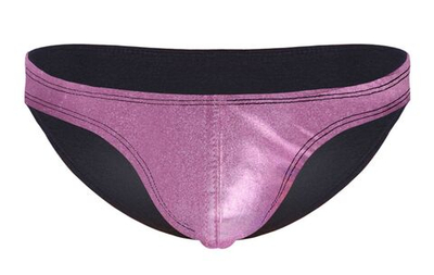 Мужские трусы-слипы с розовой передней частью (Размер: XL) (Цвет: розовый)