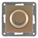 Светорегулятор-выключатель (диммер) Profitec Tesla шампань