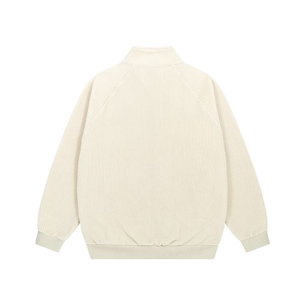 Толстовка Puff Zip велюровая бежевый - фото 4