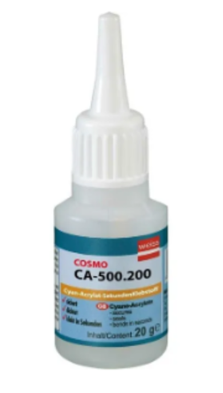 Клей ПВХ COSMOFEN CA-500.200 СА-12 "Секунда" 20г
