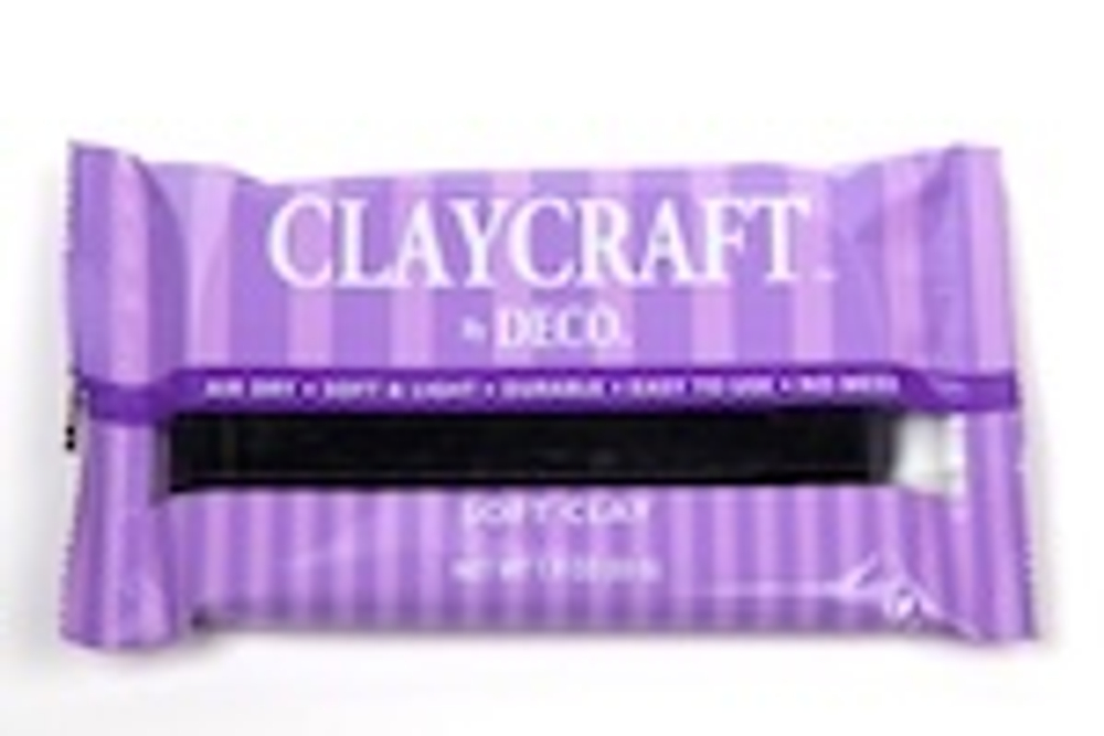 Глина цветная CLAYCRAFT by DECO™ (Черная)
