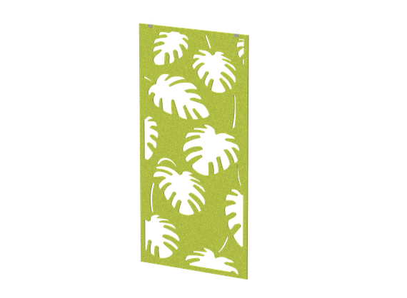 Перегородка с декором "Пальмы" (фурнитура в комплекте) 100х1,2х200