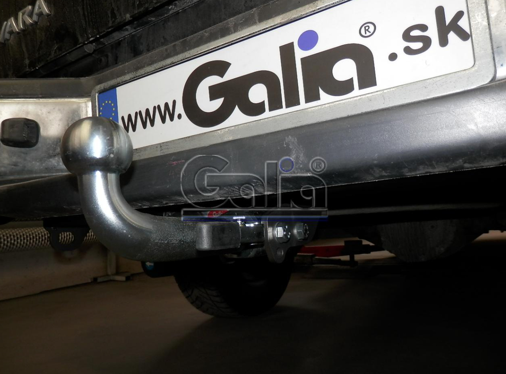 Фаркоп оцинкованный Galia N052C для Nissan Navara D40 2005-(паспорт и сертификат в комплекте)(без электрики)