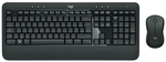 Комплект клавиатура + мышь Logitech MK540 Advanced, графитовый