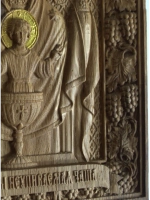 Освященная Икона Божией Матери Неупиваемая Чаша дуб малая