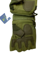 Перчатки. Мужские. Материал верха: Спец. материал. Подклад: Спец. материал. Без пальцев. Тактические. 12 шт в упаковке.