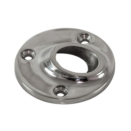 Основание стойки леера 7/8" (22 мм), 45 град, круглое под сварку