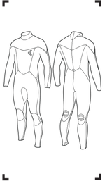 Гидрокостюм SEVERNE мужской длинный WETSUITS EXO - SHORT SLEEVE / LONG LEG - 2/2