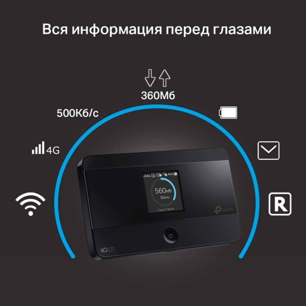 TP-Link M7350 Мобильный Wi-Fi роутер N300 со встроенным модемом 4G LTE