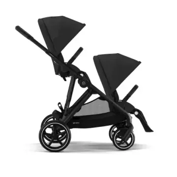 Коляска для двойни 2 в 1 Cybex Gazelle S (Moon black)