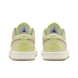 Женские кроссовки Air Jordan 1 Low 'Sail Oil Green Light Lemon' FD9906-131