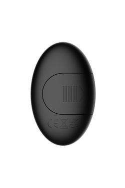 Черная анальная вибровтулка Tucana с ротацией и управлением через приложение