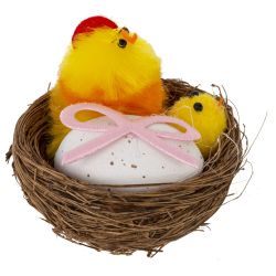 GAEM Набор из 2-х изделий декоративных "Гнездо пасхальное" (5,5*4), L11 W6 H6 см