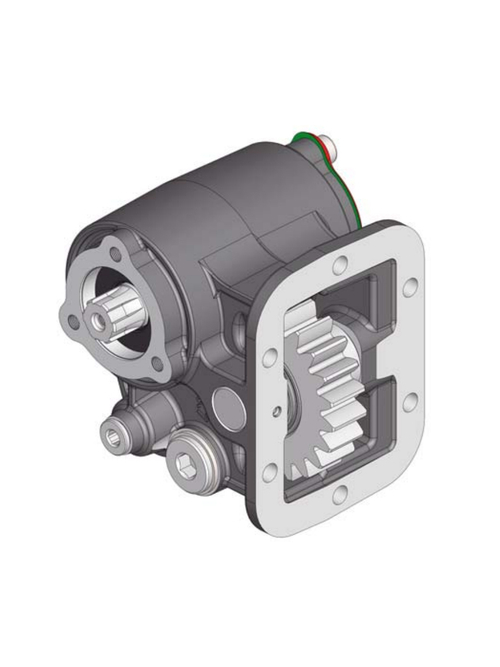 Коробка отбора мощности UNI для КПП КАМАЗ, ГАЗ с двумя выходами 08600702135