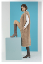 Сапоги высокие кожаные на устойчивом каблуке  Caprice