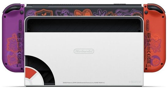 Игровая приставка Nintendo Switch OLED 64 ГБ, Pokemon Scarlet & Violet Edition