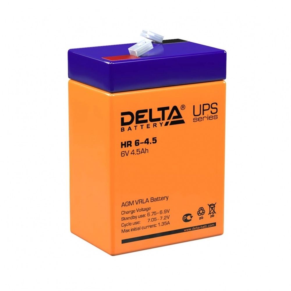 HR 6-4.5 аккумулятор Delta