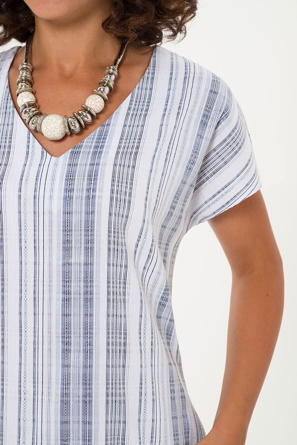 Платье Кайла(46-56) Serenada полоса (Акция)