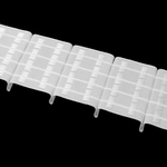 Шторная лента Oz-Is арт. 4428 Р, коэф сборки 1:1,5, цвет белый (ширина 80 mm)