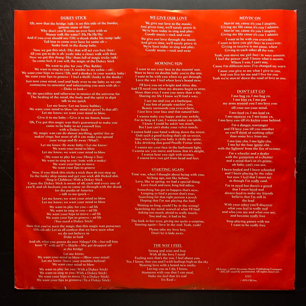 George Duke ‎– Don't Let Go (Голландия 1978г.)