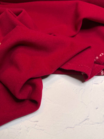 Пальтовая однотонная ворсовая смесовая шерсть с полиамидом (Alta Moda, Гранатовая страсть, 150, 520 гр/м2, 80%шерсть/9%кашемир/11%полиамид)