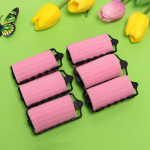 Бигуди поролоновые с зажимом 8шт «Styling», цвет розовый, d=3,5см