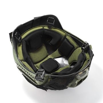 Смягчающие EVA-накладки под тактический шлем, green