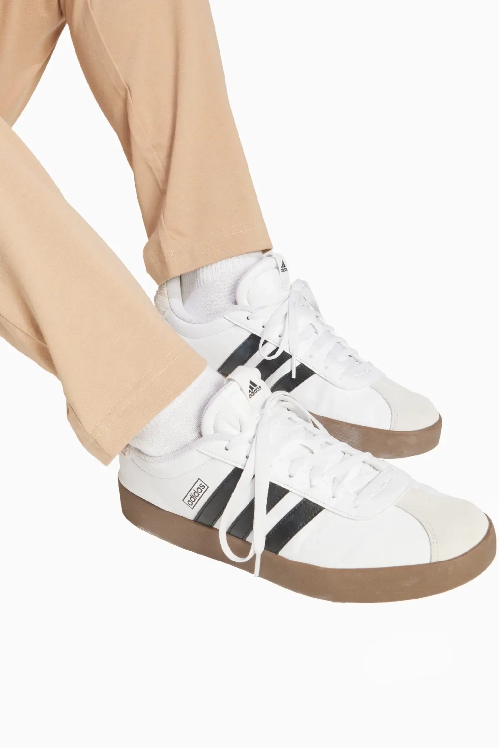 Штаны adidas Essentials Small Logo - бежевый