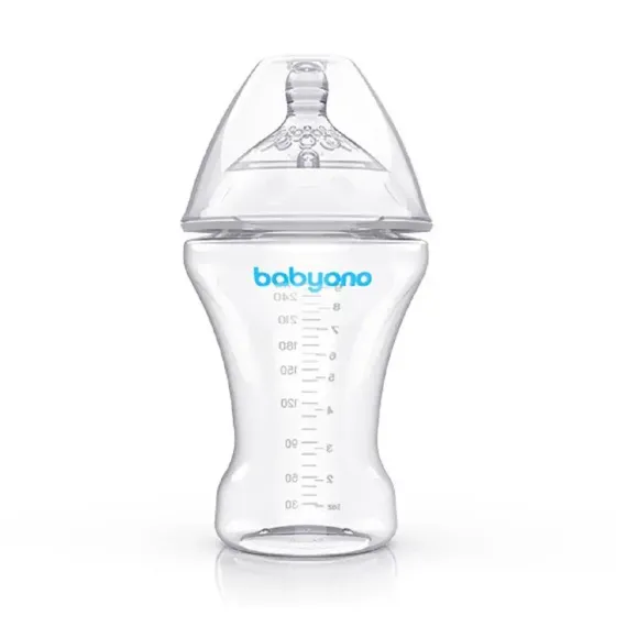Бутылочка Babyono Natural 260 мл 1 шт. в ассортименте