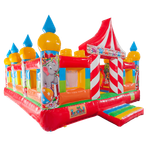 Коммерческий надувной батут "Цирковые приключения" 6*5*2.8 м