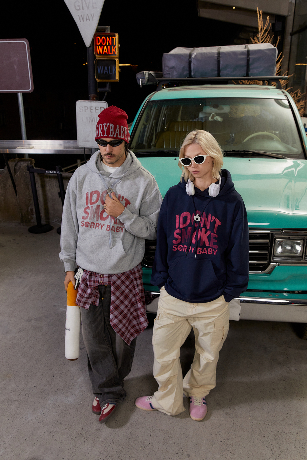 Худи DONSMOKE "Shabby Logo" Loose fit Hoodie