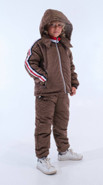 Детский костюм Buba Moncler (brown)