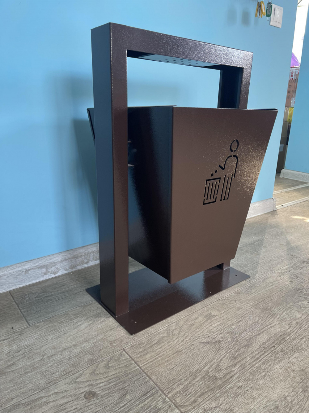 Урна металлическая УК-3 Коричневая