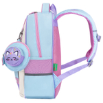 Рюкзак BRAUBERG KIDS MODE с кошельком в комплекте, 1 отделение, "Little sweetie", 39х28x15 см.