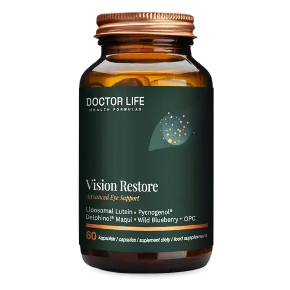 Doctor Life Vision Restore Lutein Pycnogenol 60 капсул