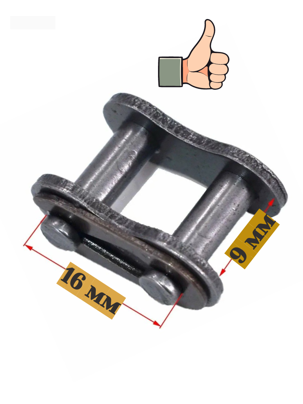 Цепь приводная 30 звеньев для электро картинга