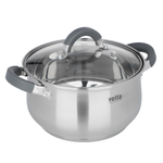 Набор кастрюль тм VETTA Вена 6 пр. (1,9л+3,6л+6,0л) со стекл. крышкой