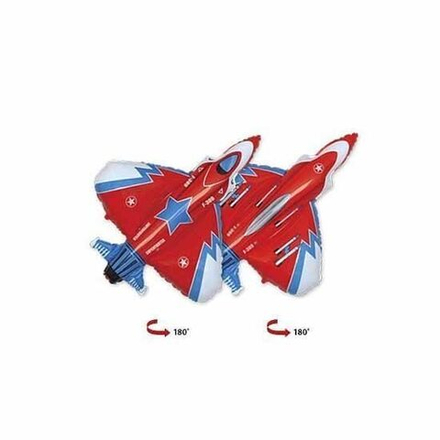 Шар фигура Истребитель красный