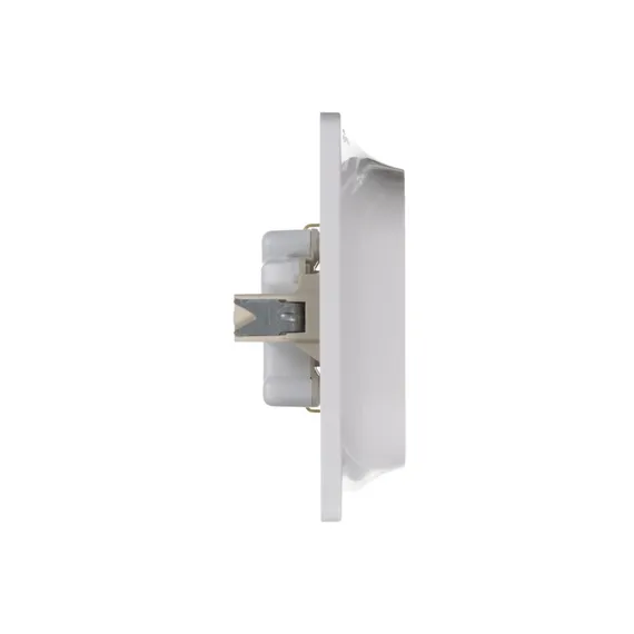 Розетка 2-м СП Glossa 16А IP20 с заземл. в сборе бел. SE GSL000124
